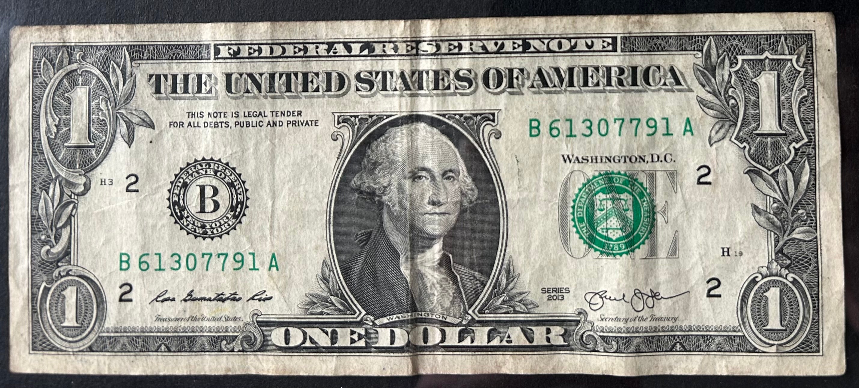 12 Dollars from all the Federal Reserve Banks across the United States of America: A,B,C,D,E,F,G,H,I,J,K,L 16x20 frame